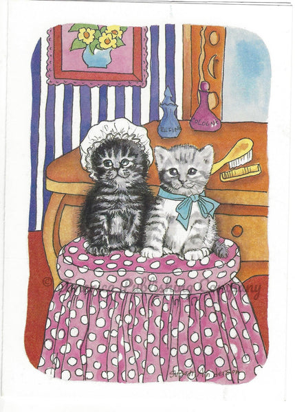 Two Kittens at Dresser