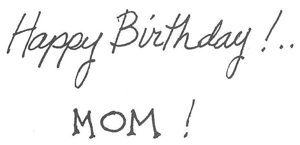 FeLines Birthday - Mom