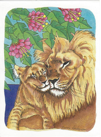 Post Card Lions
