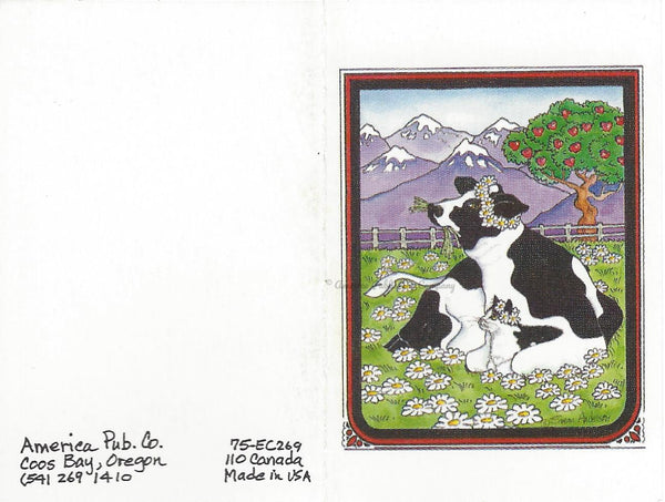 Enclosure Card Aristotle & A Holstein Cow