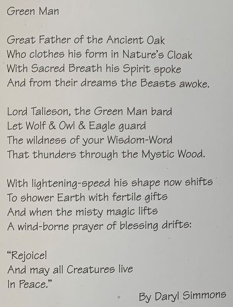 Willow Birthday/Friendship - Green Man
